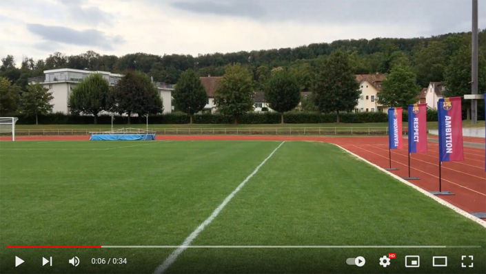 Barça Academy Camp Swiss • Olten 2020 - Field Preparation